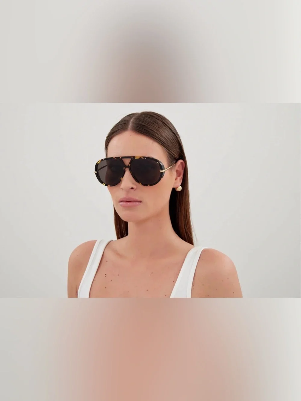Bottega Pilot Aviator Sunglasses